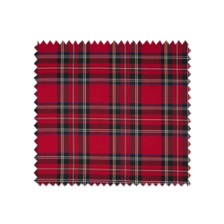 Tissu Carreau Ecossais Rouge 
