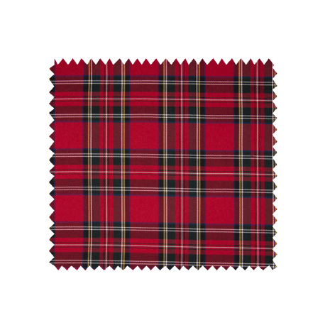 Tissu Carreau Ecossais Rouge 