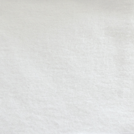 Tissu Molleton Coton Bio Blanc 
