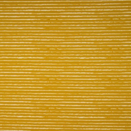 Tissu Jersey Rayures Ocre