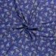 Tissu Imprimé Cactus Fond Cobalt 
