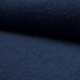 Tissu Eponge Uni Jeans Fonce
