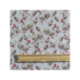 Tissu Galinette Cretonne Lin rouge