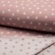 Tissu Jacquard Double Face Pois Rose 