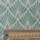 Tissu Fluor Jacquard Ecaille Vert 