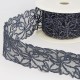 Broderie/tulle irisé