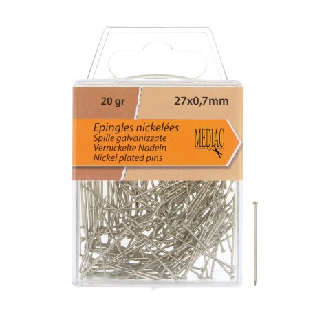 Epingles 0,7x27mm *20gr Métal - 
