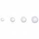 Bouton a queue demi-boule