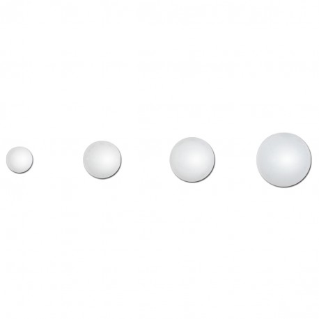 Bouton a queue demi-boule