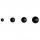 Bouton a queue demi-boule