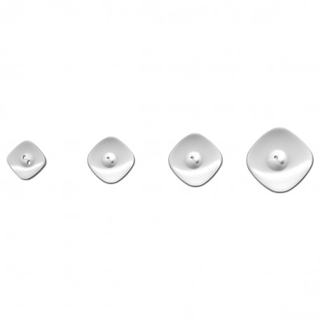 Bouton losange 2 trous