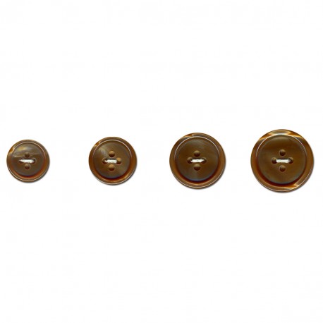 Bouton galalithe 4 trous