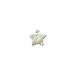 Bouton nacre petites form - Etoile