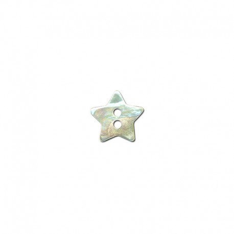 Bouton nacre petites form - Etoile