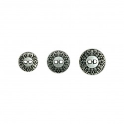 Bouton metal orne 2 trous