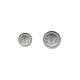 Bouton metal blason