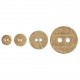 Bouton 2 trous en cuir