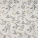 Tissu Coton Imprimé Bio Libellule Ecru
