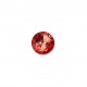 Bouton rond cristal