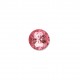 Bouton rond cristal