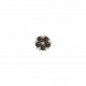 Bouton fleur perle