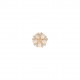 Bouton fleur perle