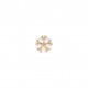 Bouton fleur perle