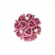 Bouton bouquet metal