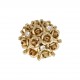Bouton bouquet metal