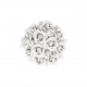 Bouton bouquet metal