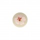 Bouton tissu fleur