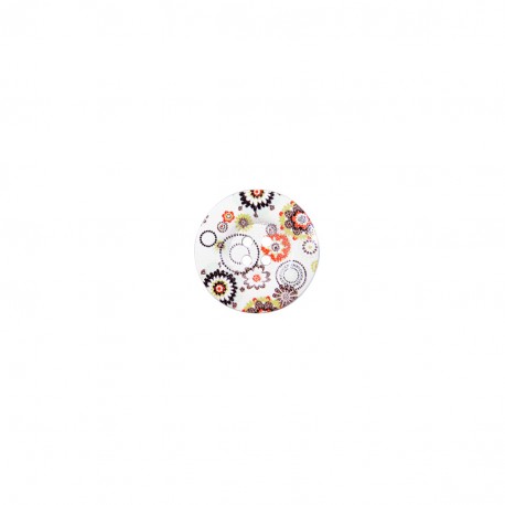 Bouton bois décoré