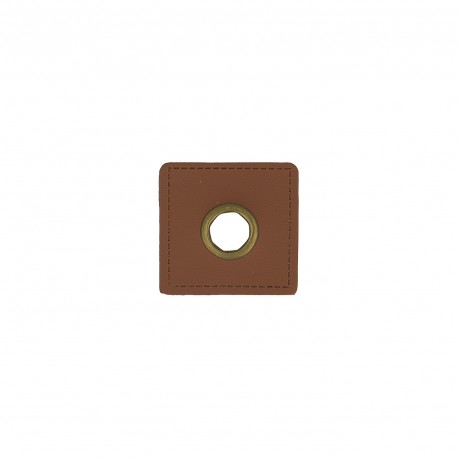 Oeillets simili carre 10mm - 4 pcs