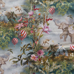 Tissu Dumboworld Bachette Multico 