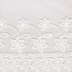 Guipure/voile 19,50 cm Blanc - 