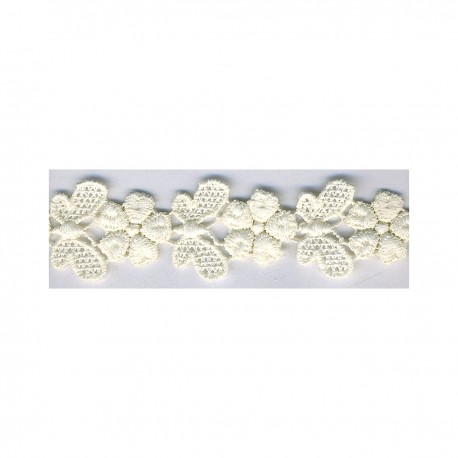 Guipure papillons 23mm