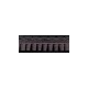 Ruche dentelle/satin