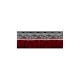 Ruche dentelle/satin