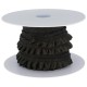Ruche dentelle/satin