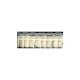 Ruche dentelle/satin