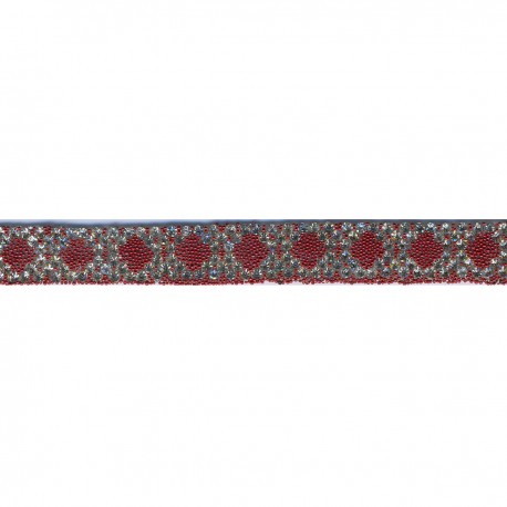 Galon strass thermocollant