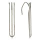 10 agrafes 2 branch 70/70 Métal - 