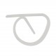 6 clips transparents pour nappe