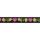 Jacquard coeurs 15mm