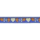 Jacquard coeurs 15mm