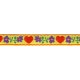 Jacquard coeurs 15mm
