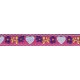 Jacquard coeurs 15mm