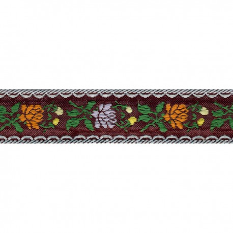 Jacquard fleurs 23mm