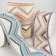 Galon jacquard zig-zag