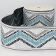Galon jacquard zig-zag